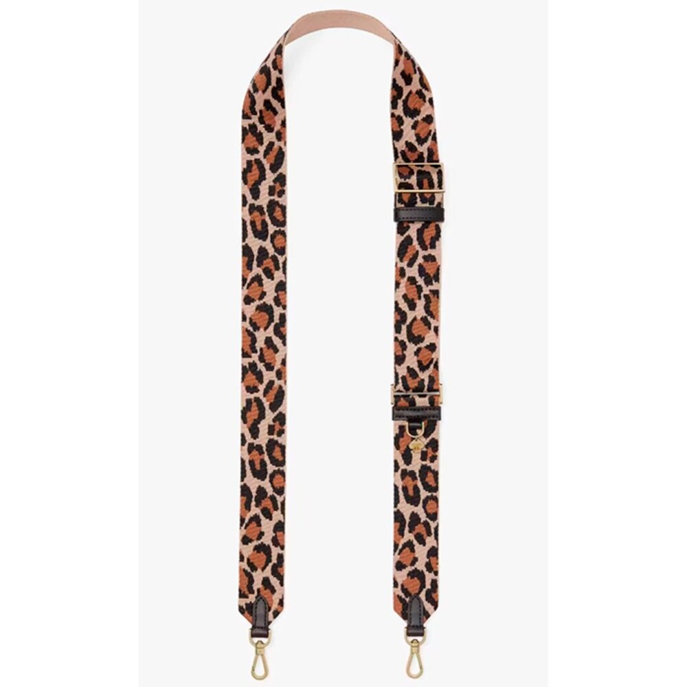 S Kate Spade Leopard Crossbody Bag Strap Animal Print KH746 Leopardo NWT $99